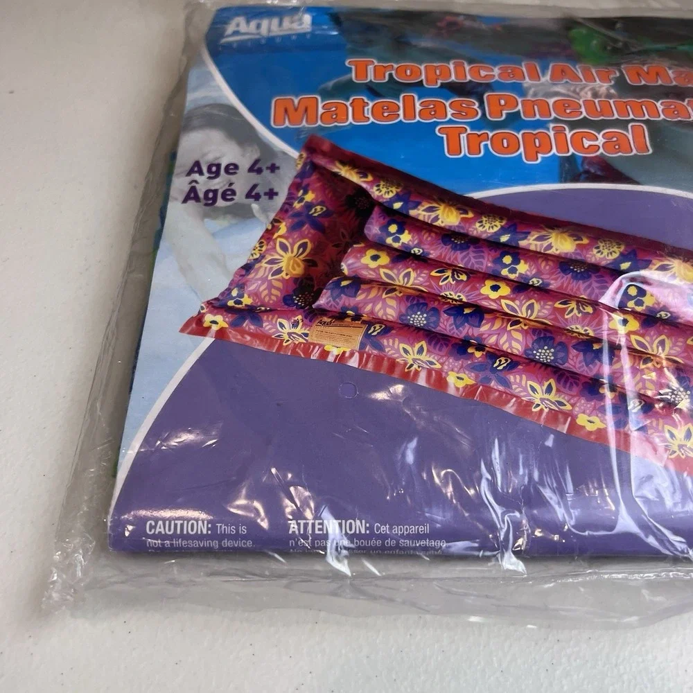 NEW Sealed Vintage 2001 Aqua Leisure 72x27 Tropical‎ Air May Float SA-7532